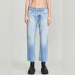 R13 Boyfriend Jeans in Easton Blue